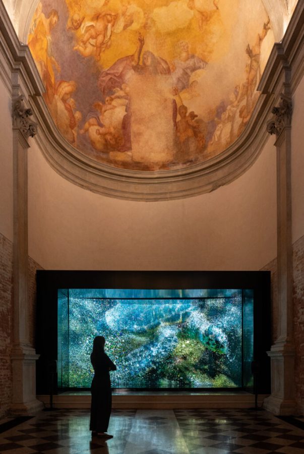 Seeing Echoes in the Mind of the Whale, Venice. Image: Marshmallow Laser Feast.